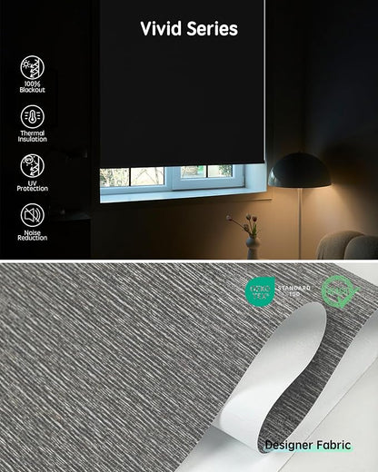Yoolax Motorized Blinds with Remote, Smart Blinds