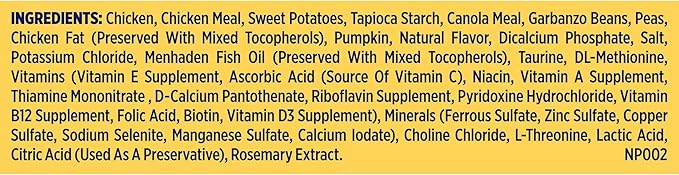 Nature′s Recipe Grain Free Puppy Chicken, Sweet Potato & Pumpkin Recipe Dry Dog Food, 12 lb. Bag