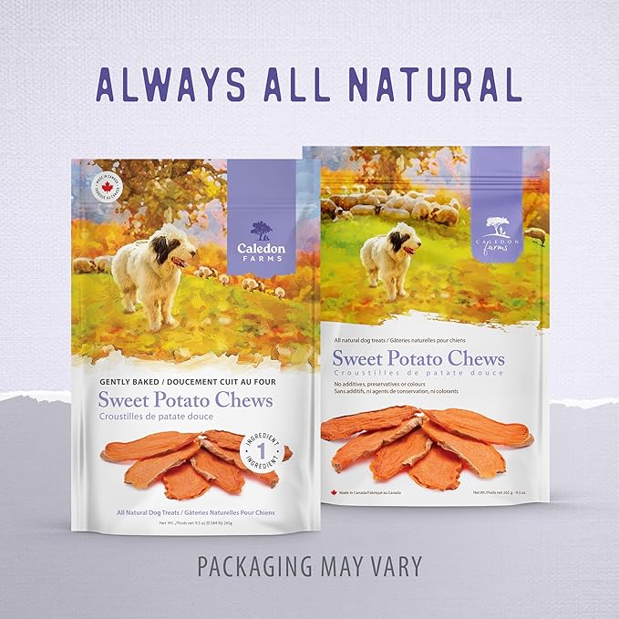 Caledon Farms Sweet Potato Chews for Dogs 9.3 OZ