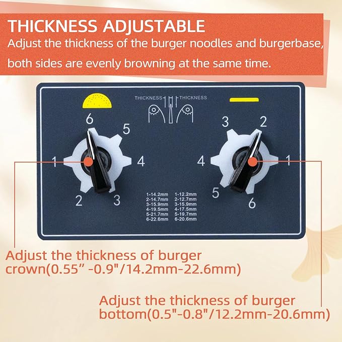 Hakka Commercial Burger Machine, Vertical 2000W Chain Type Automatic Unlimited
