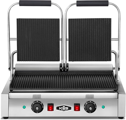 KWS PM-23 3400W Electric Panini Press Maker