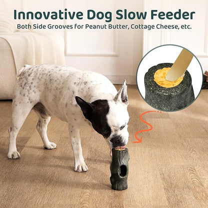 2 Pack Interactive Dog Toys for Aggressive Chewers, Long-Lasting Frozen Dogs Treat Holder to Keep Them Busy, Indestructible Dog Enrichment Toys - Reduce Anxiety, Safe for Large/Medium Breed