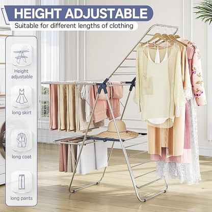 APEXCHASER Clothes Drying Rack