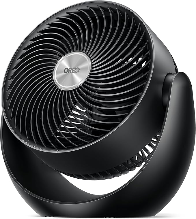 Dreo Fan for Bedroom, Table Air Circulator for Whole Room, 11 Inch, 40ft Strong