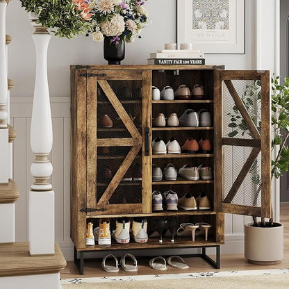 Maupvit 42.1" Farmhouse Shoe Cabinet