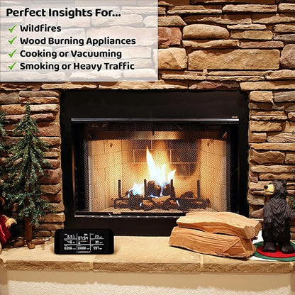 AirKnight Premium Indoor Air Quality Monitor Indoor & Air Quality Sensor. VOC