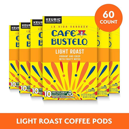 Café Bustelo Light Roast Coffee, 10 Ct. K-Cup pods