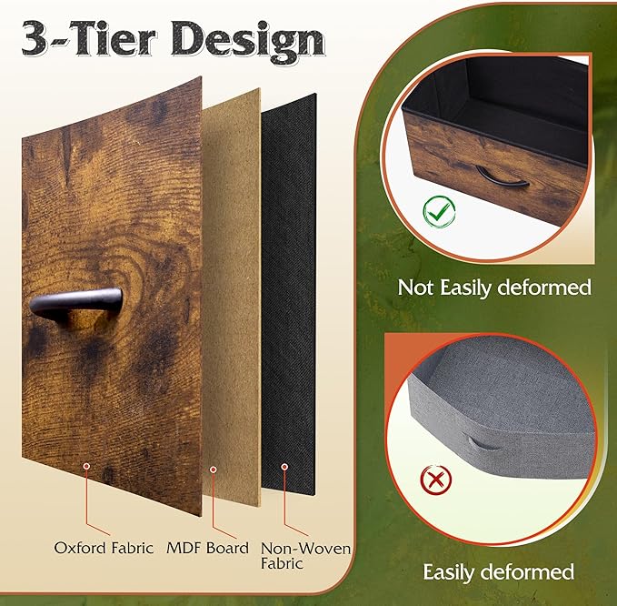 WLIVE Tall Dresser for Bedroom