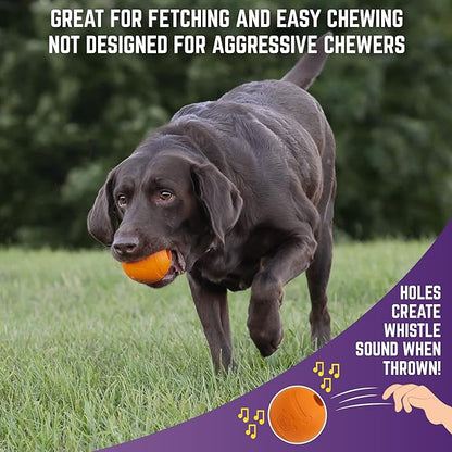 Chew King 3 Inch Bacon Flavor Rubber Balls 2 Pack