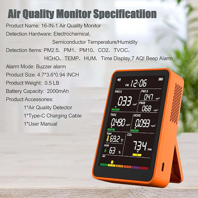 Professional Indoor Air Quality Monitor