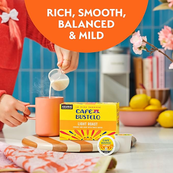 Café Bustelo Light Roast Coffee, 10 Ct. K-Cup pods