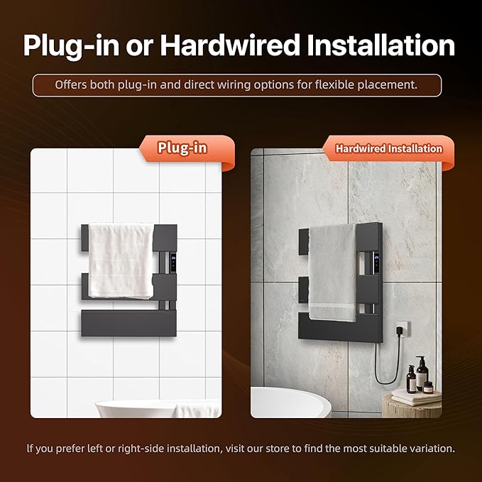 Electric Heated Towel Warmer Rack