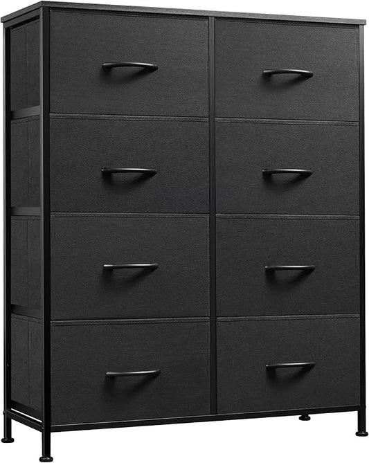 WLIVE Fabric Dresser for Bedroom, Tall Dresser