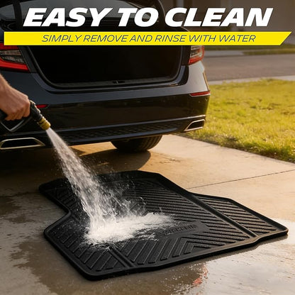 Michelin Vehicle Mats, Premier Series All-Weather TPE Custom Fit Liner for Toyota RAV4 Hybrid 2026-2027 Floor Mats (5 Piece)