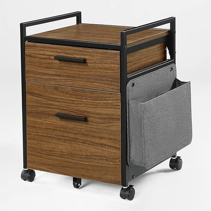 EUREKA ERGONOMIC 2-Drawer Mobile File Cabinet