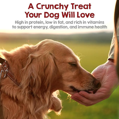 Riley's Waffles Chicken Chips for Dogs w Carrots - USA Sourced Chicken Dog Treats, Limited Ingredient Dog Treats, Dehydrated Jerky Treats Made in USA