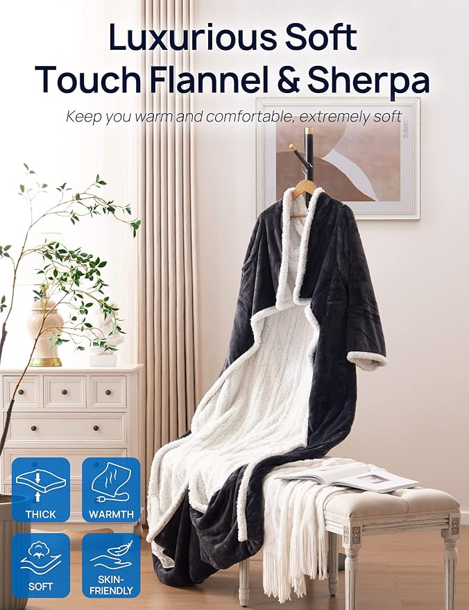 Westinghouse Electric Snuggle Throw Blankets