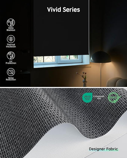 Yoolax Motorized Blinds with Remote, Smart Blinds