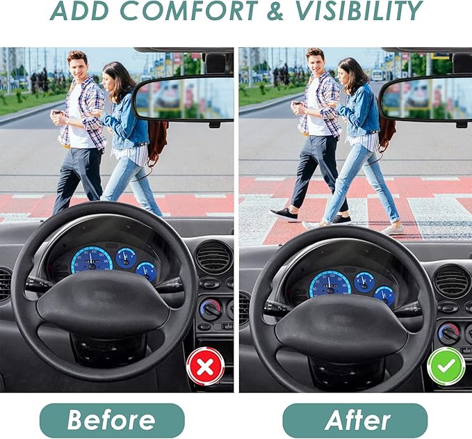 AEROiVi Car Seat Cushion for Driving, Breathable 3D Air Mesh, Non-Slip Bottom, Comfort Car Seat Protector, Car Seat Pad Also Works with Truck and Office Chair Home