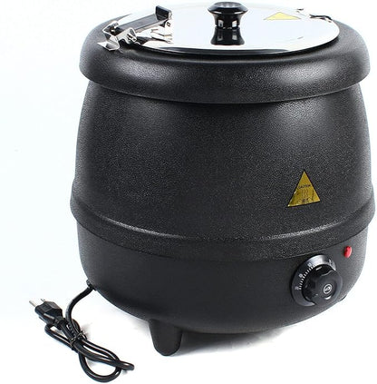 10L Commercial Electric Soup Kettle Pot Soup Maker Stainless Steel Insert Pot