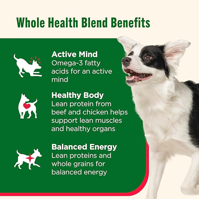 Nutrish Whole Health Blend Chunks in Gravy Variety Pack Wet Dog Food, 13 oz. Can, 12 Count (Rachael Ray)