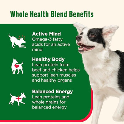 Nutrish Whole Health Blend Chunks in Gravy Variety Pack Wet Dog Food, 13 oz. Can, 12 Count (Rachael Ray)