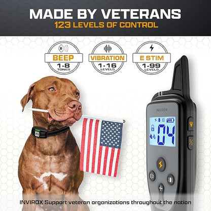 INVIROX 2026 Edition Dog Training Collar, 123 Levels