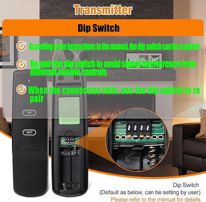 Primary Fireplace Remote Control.for Standard Millivolt Gas Valves.Fit