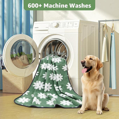 LOOBANI Washable Puppy Pads, Reusable Dog Pee Mat 36"x72", 2 Pack | Super Absorbent, Waterproof, Leakproof, Non-Slip, Soft For Playpen, Crate, Potty Training, Floors