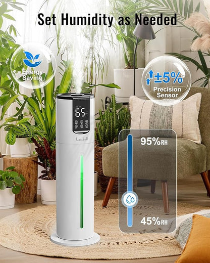 Lacidoll 8L Humidifiers for bedroom, Humidifiers large room up to 500 sq ft