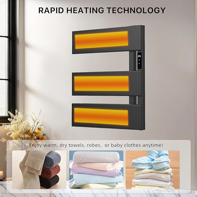 Electric Heated Towel Warmer Rack
