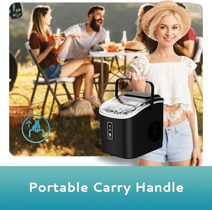 EUHOMY Countertop Ice Maker Machine