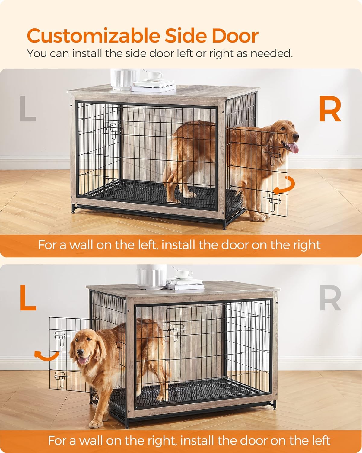 Feandrea Dog Crate Furniture. Everyday comfort that fits naturally into your space.