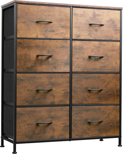 WLIVE Fabric Dresser for Bedroom, Tall Dresser