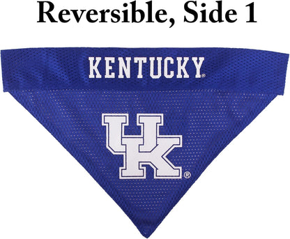 Pets First Collegiate Pet Accessories, Reversible Bandana, Kentucky Wildcats, Large/X-Large
