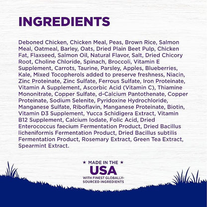 Wellness Natural Pet Food Complete Health Natural Dry Large Breed Puppy Food, Chicken, Salmon & Rice, 30-Pound Bag