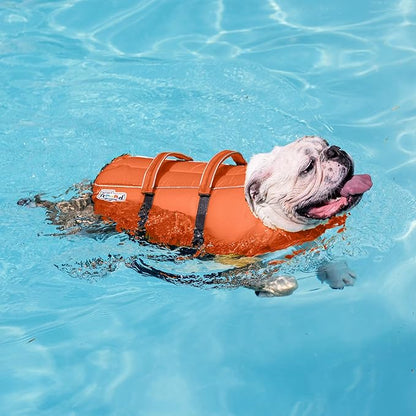 Outward Hound Granby Splash Dog Life Jacket, High-Buoyancy Dog Life Vest for Swimming, Boating, and Water Safety, Small, Camo