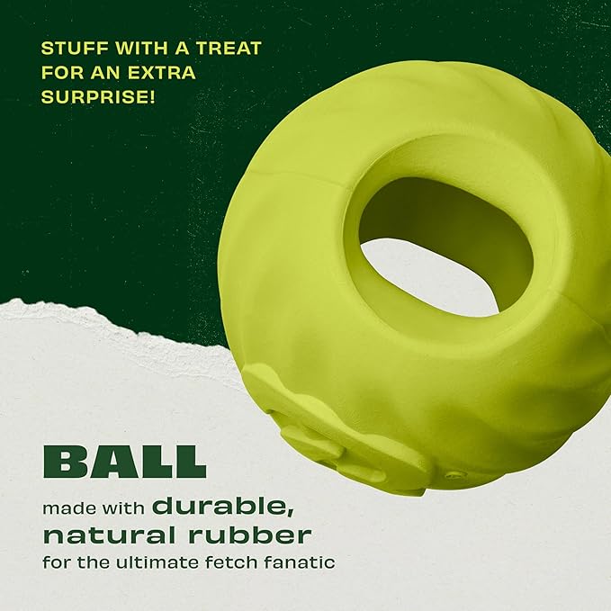 Benebone 4-Pack Rubber Ball