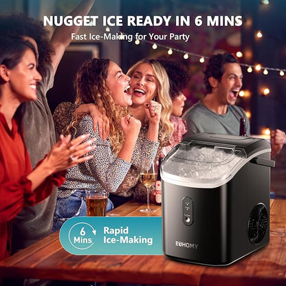 EUHOMY Nugget Ice Maker Countertop