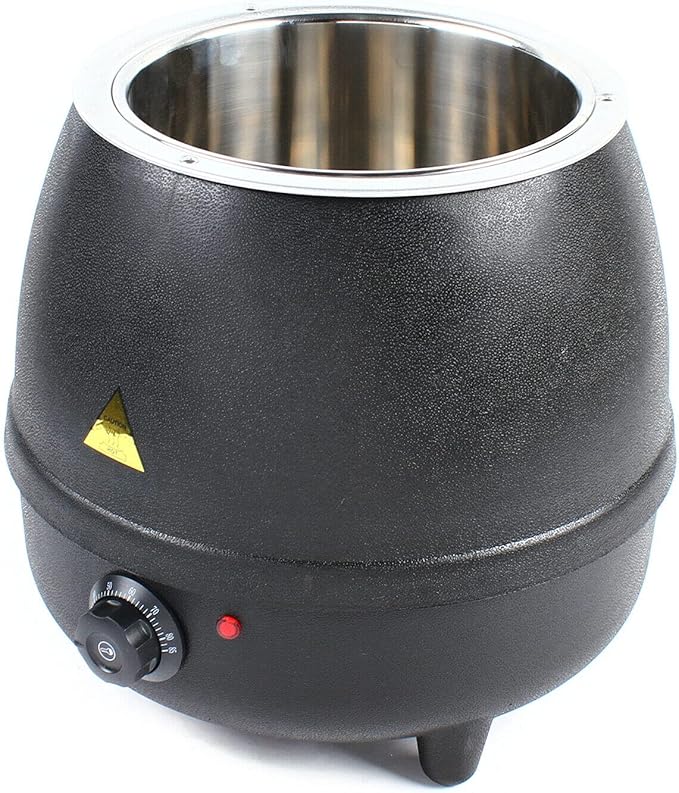 10L Commercial Electric Soup Kettle Pot Soup Maker Stainless Steel Insert Pot
