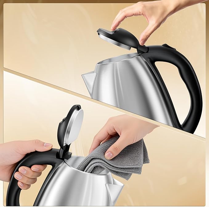 DEZIN Electric Kettle Upgraded, BPA Free 2L Stainless Steel Tea Kettle