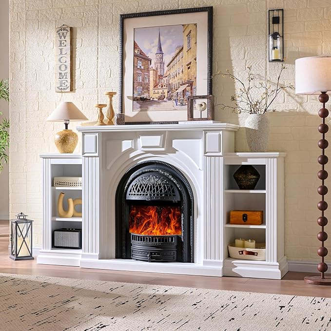 Farmhouse Electric Fireplace