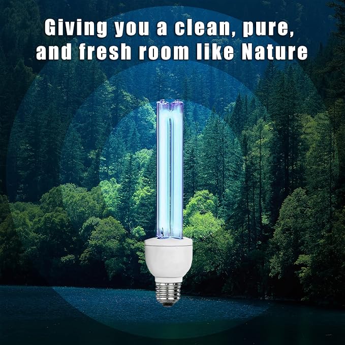 BAIMNOCM UV Light Bulb, UV-C Light Bulb 25 Watt E26 Base, One Bulb Ozone and