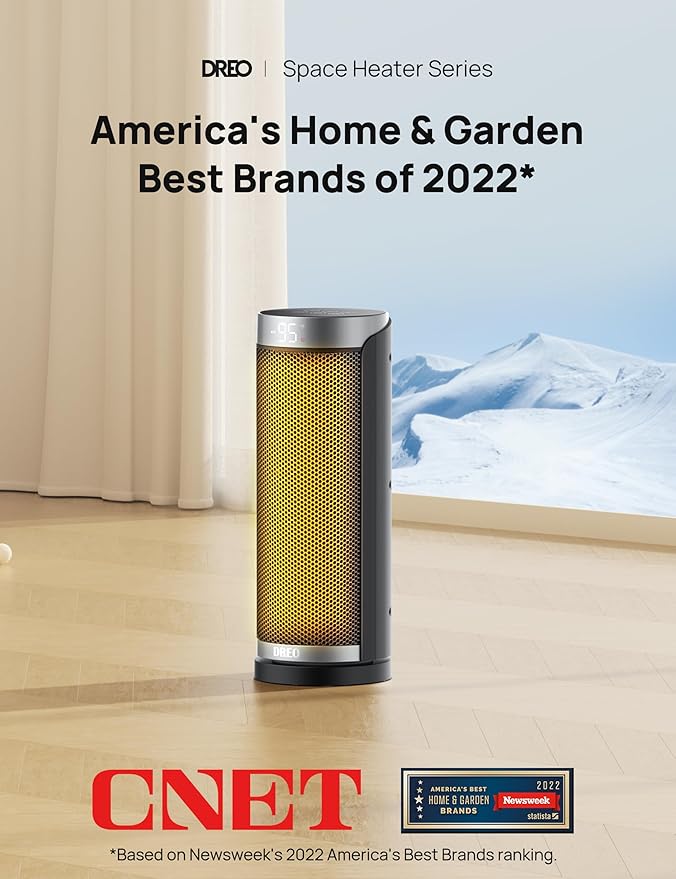 DREO Space Heaters for Indoor Use, Electric Heater