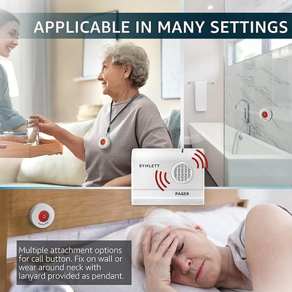 Caregiver Pager Wireless Call Buttons