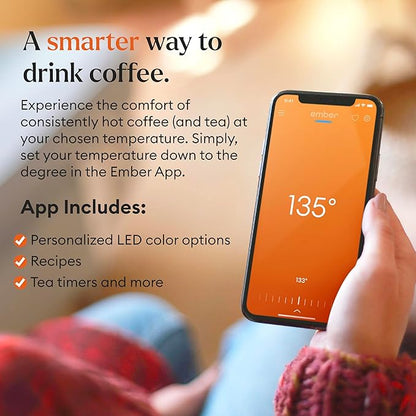 Ember Temperature Control 14oz Smart Mug 2, App-Controlled and Rechargeable