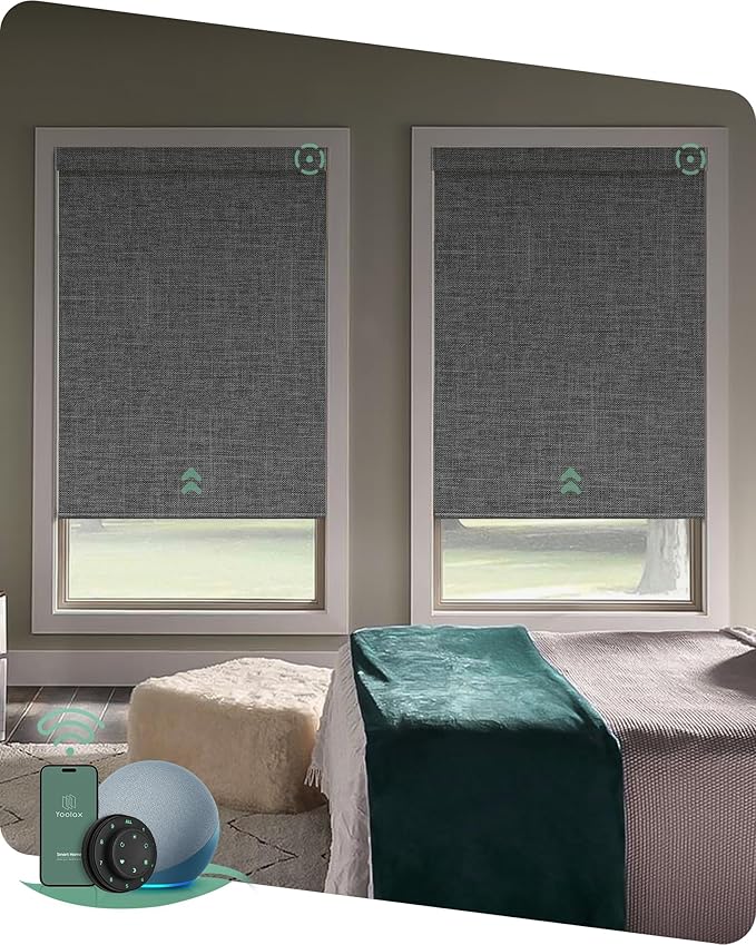 Yoolax Motorized Blinds with Remote, Smart Blinds