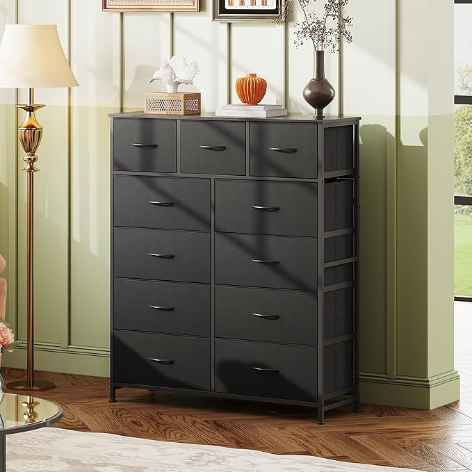 WLIVE Tall Dresser for Bedroom, Fabric Dressers Storage Tower, Dresser & Chest