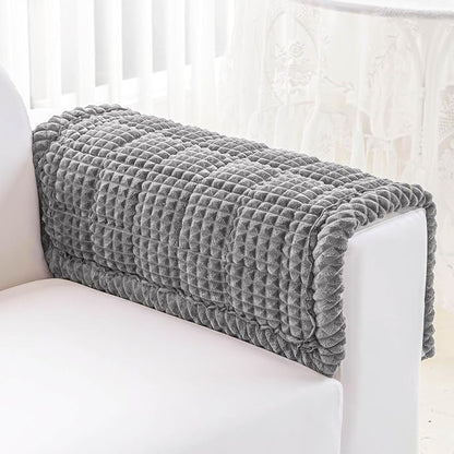 Couch Cover for Dogs Washable, Non-Slip Pet Couch Covers for Sofa, Fuzzy Dog Couch Cover Blanket, Thick, Soft, Plush Couch Cushion Covers for Sofa Protector (Dark Gray, 27.6" x 27.6"/70 x 70cm)