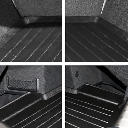 Premium Cargo Liner for Porsche Taycan 4S GTS Turbo S 2021-2026 - 100% Protection - Custom Fit Car Trunk Mat - Easy-to-Wash & All-Season Black Cargo Mat - 3D Shaped Laser Measured Trunk Liners